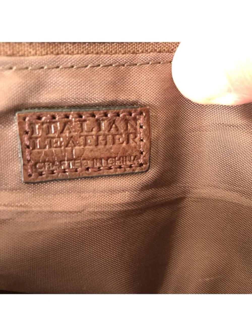 Italian Leather Briefcase Bag Mens Large Brown Zip Crossbody Business Organizer